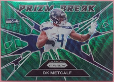 2024 Panini Prizm #5 DK Metcalf Prizm Break Insert Green Wave Prizm Seahawks