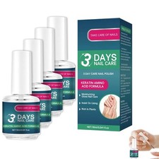 4X 3 Days Nail Care - Keratin Amino Acid Nail Care, Strengthening and Hydration