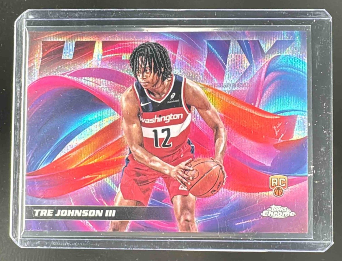 Tre Johnson III 2025 Topps Chrome #H-16 Helix Rookie RC SSP