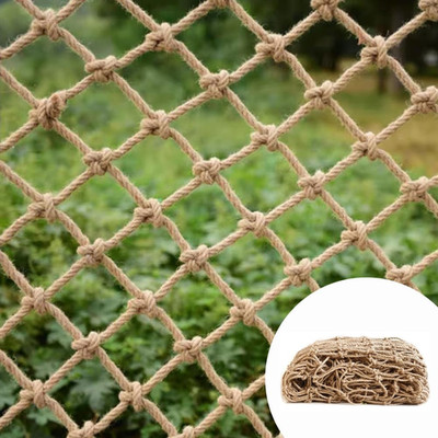Sicherheitsnetz Hanfseil,Schutznetz Kinder,Sicherheitsnetz Hochbett,Größe 1 * 3M