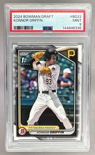 144846336 Konnor Griffin 2024 Bowman Draft #BD-22 Rookie 1st RC PSA 9