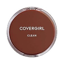 COVERGIRL Clean Pressed Powder Foundation For Normal Skin 125 Buff Beige 0.39 oz