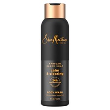 SheaMoisture African Black Soap Body Wash Calm Clearing Moisturizing Skin Care