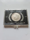 1964 Kennedy Memorial Half Dollar 50C Coin in Display Case