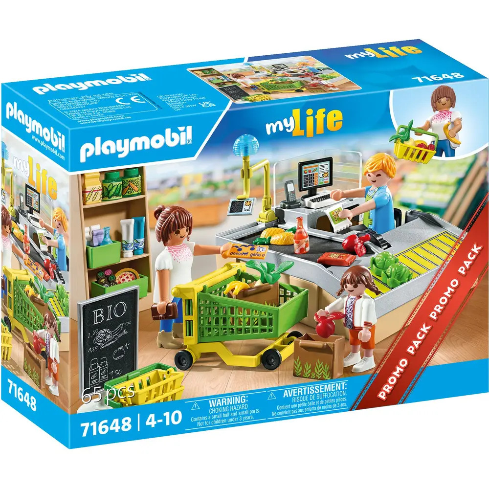 Playmobil Multicolore Spiel-Simulationskasse Supermarkt - Image 2