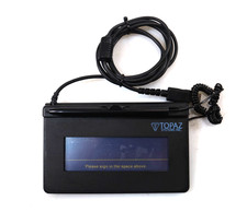 Topaz SignatureGem T-L460-HSB-R USB Signature Pad 1x5" w/ Stylus