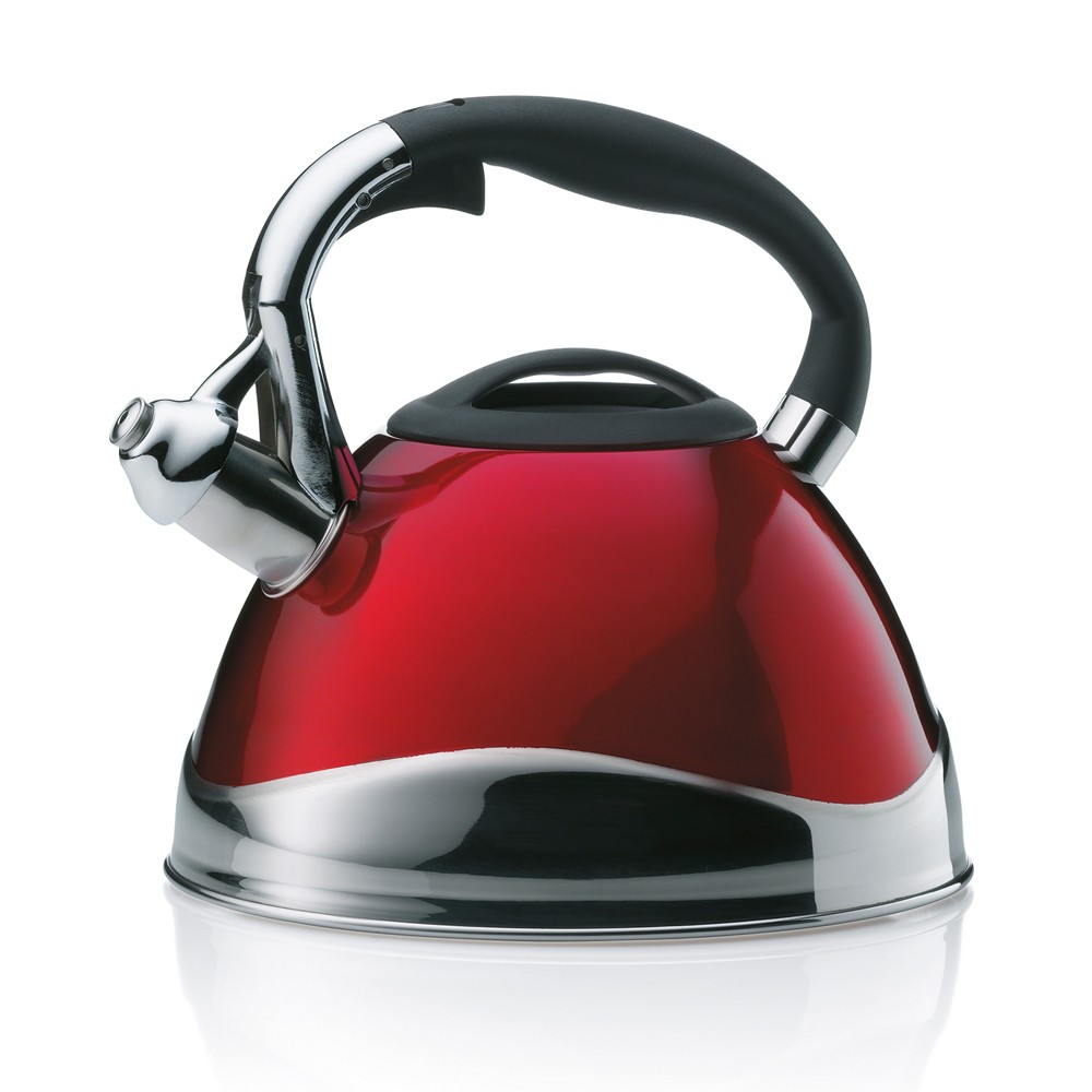 Bouilloire induction Varus Kela en inox 3L rouge de 22.00 cm