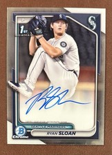 2024 Bowman Draft - Chrome Prospect Autographs Ryan Sloan #CPA-RS (AU, RC)
