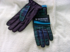 NWT Isotoner smart touch gloves men's XL, touchscreen compatible, green  blue