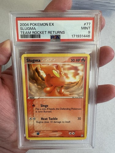 Slugma graded PSA 9 for sale on eBay
