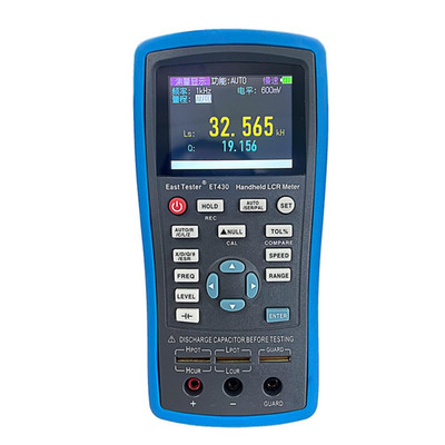ET430 Portable Handheld LCR Meter - Digital Tester for R, C, L Measurements