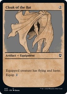 Cloak of the Bat (Showcase) Foil #443 - Commander Legends: Battle for Baldur's Gate