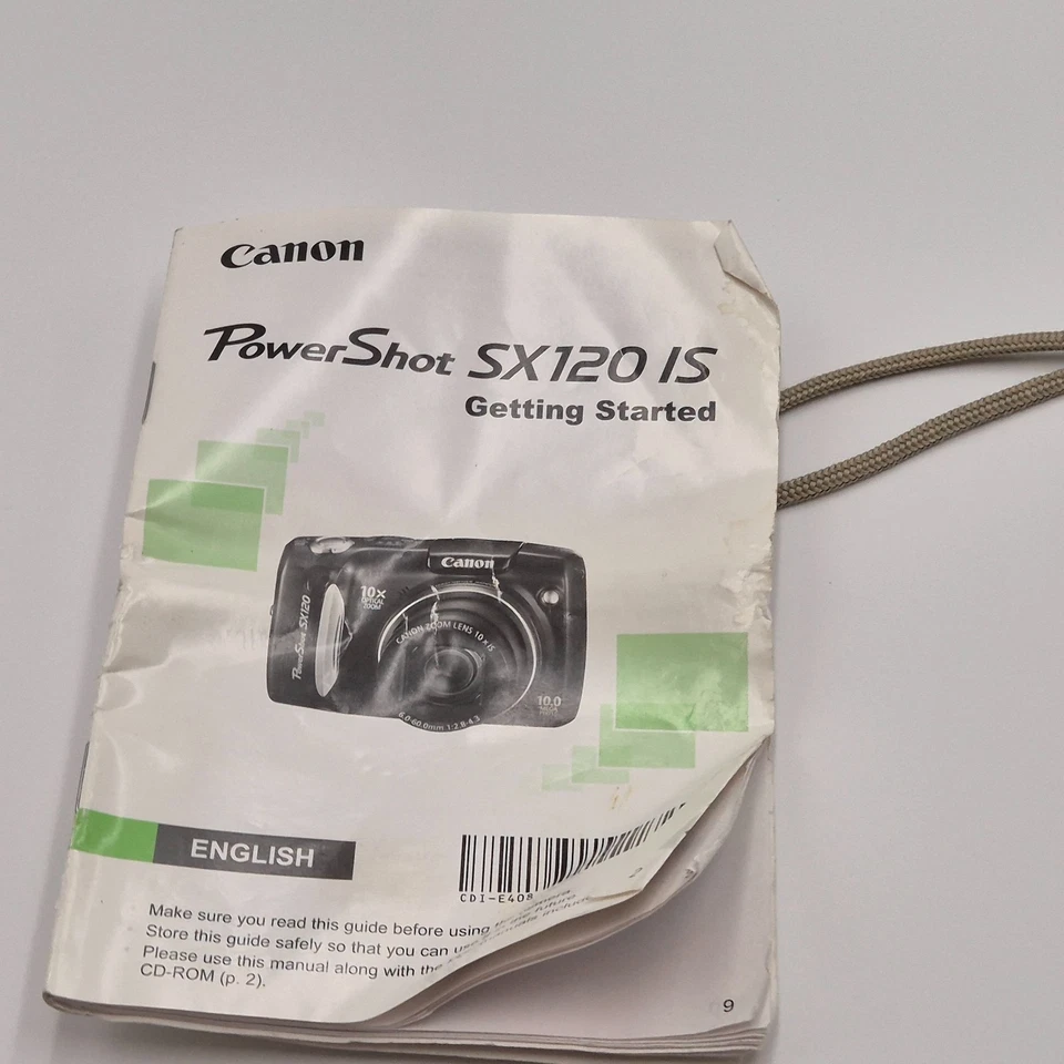 Canon PowerShot SX120 IS Digital Camera *UNTESTED/PARTS ONLY/REPAIR* ACT#8604 - Image 4 of 4