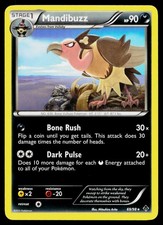 Mandibuzz 69/98 Rare Emerging Powers Pokemon Lightly Played
