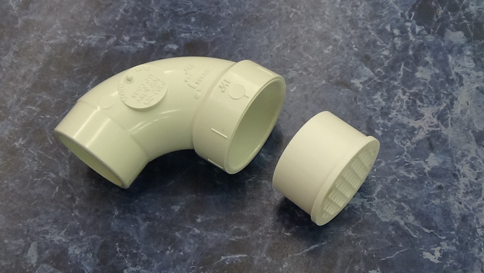 1-1/2" Male Protective Screen Vent / Intake Guard Fits 1.5" PVC Pipe