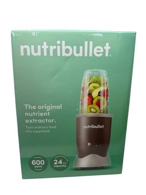 NutriBullet Original Personal Bullet Blender NBR-0801 600W 24oz Capacity - Gray