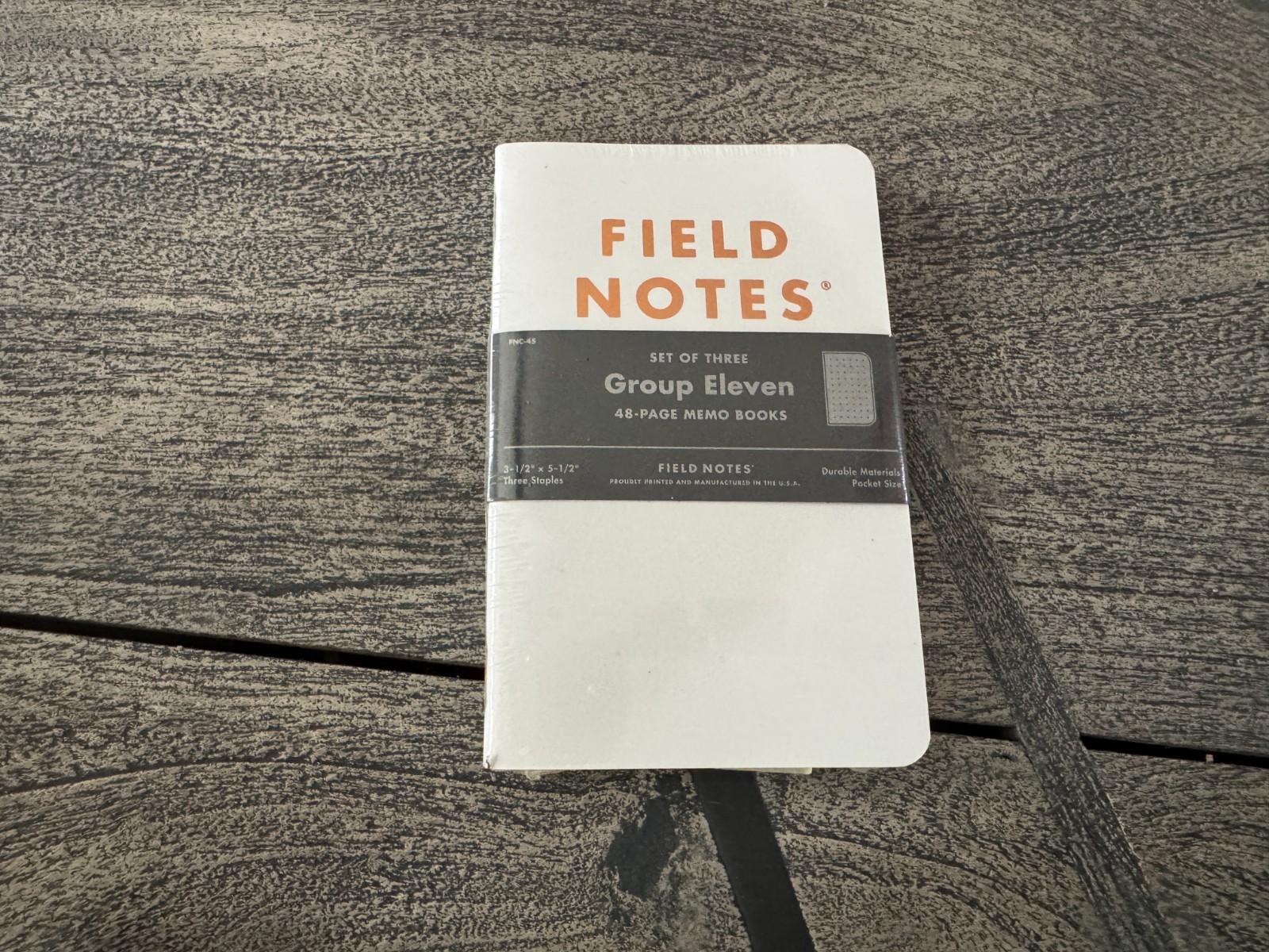 Field Notes Group Eleven Winter 2019 - Set of 3 Dot-Grid Memo Books New & Sealed