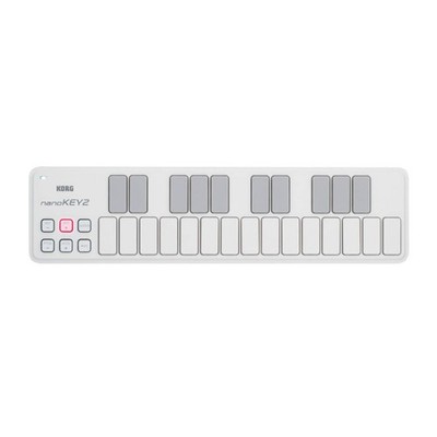 Korg, 25-Key Midi Controller (NANOKEY2WH) Compact, White