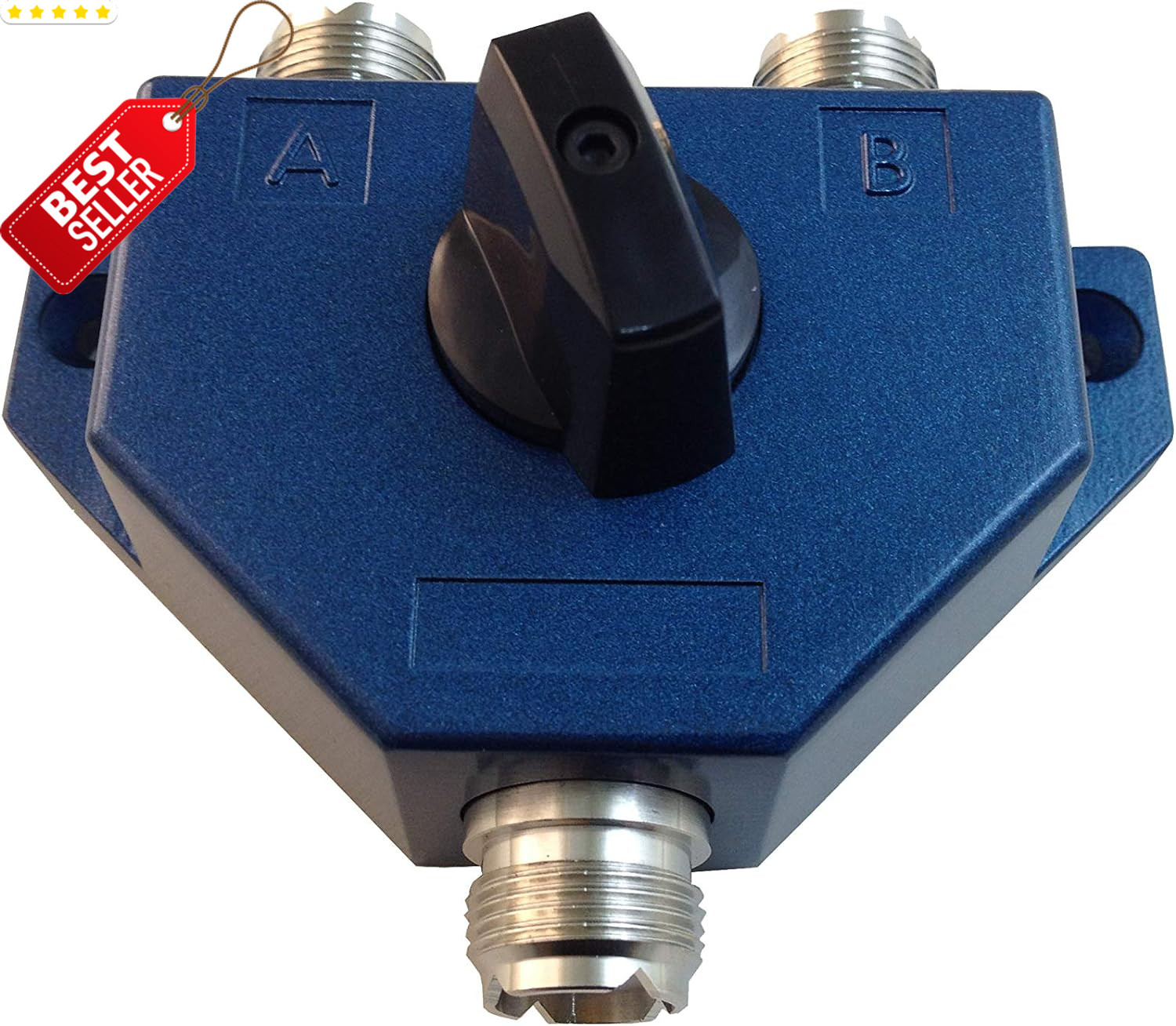 TW-102BLUE 2 Position Coaxial Antenna Switch 144/440MHz HAM Radio SO-239 US