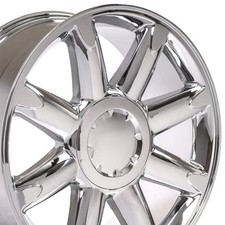 20 Rims Fit Gm Chevy Tahoe Yukon Denali Chrome Wheels 5304 Set Of 4 20 Rims Fit Gm Chevy Tahoe Yukon Denali Chrome Wheels 5304 Set Of 4