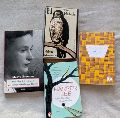 4 Bücher Maeve Brennan Harper Lee Helen MacDonald Yasmina Reza TB Gebunden 