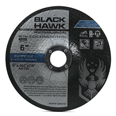 High Performance 6'' x .045'' Cutting Discs - 25 Pack