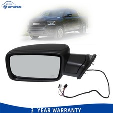 Left Side For 2013-2019 Dodge Ram 1500 Black Power Mirrorheated Temp Sensor