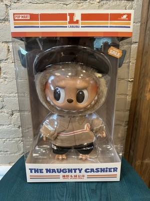 Authentic POPMART Naughty Cashier Labubu The Monsters Big Labubu NOT IN STORES!