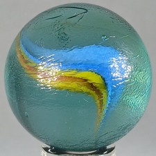 Large Vintage Imported Hybrid Cat's Eye Marble .93 Inches Near-Mint Condition