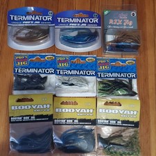 9 Jigs, Terminator Pro's / Terminator Top Secret Jigs, Outkast RTX, BOOYAH BOO