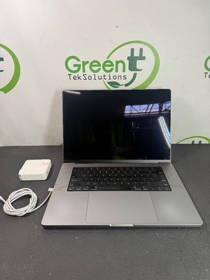 Apple MacBook Pro 2021 A2485 16.2'' M1 Pro 10C 16GB 500GB SSD macOS 78% BH - READ