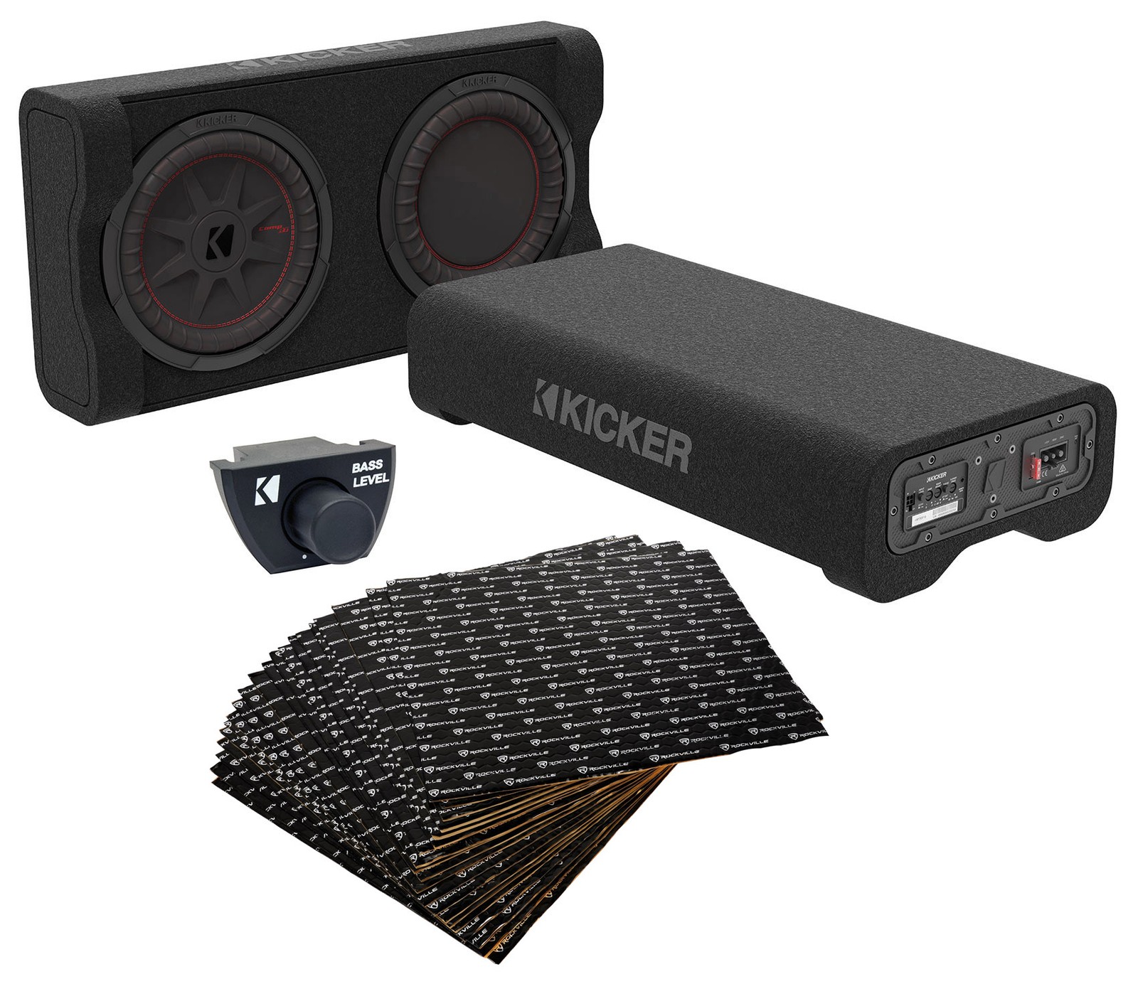 Корпус сабвуфера Kicker 51PTRTP10 с питанием от TRTP 10 Комплект виброгасителей 77390₽