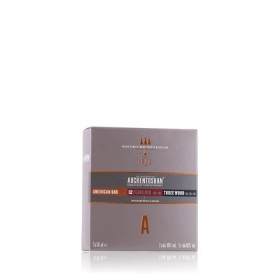 Auchentoshan American Oak - 12 Years - Three Wood Whisky Tasting Set 3x0,05l in 