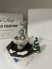 Department 56 Original Snow Village WINTER FOUNTAIN Christmas Accessory RETIRED