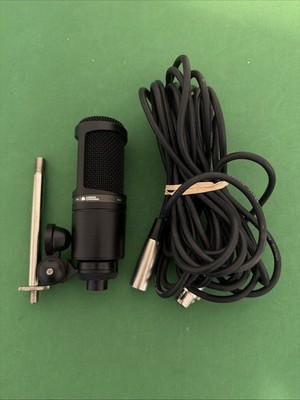 Audio Technica AT2020 Studio Recording Microphone Cardioid Condenser Mic P48