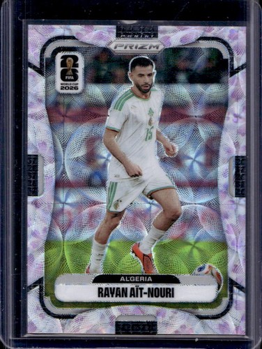 2026 Panini Prizm World Cup Rayan Ait-Nouri Cherry Blossom #/20 Algeria