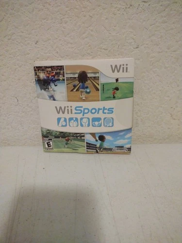 Wii Sports Nintendo In Cardboard Protector With Manual Tested Works.