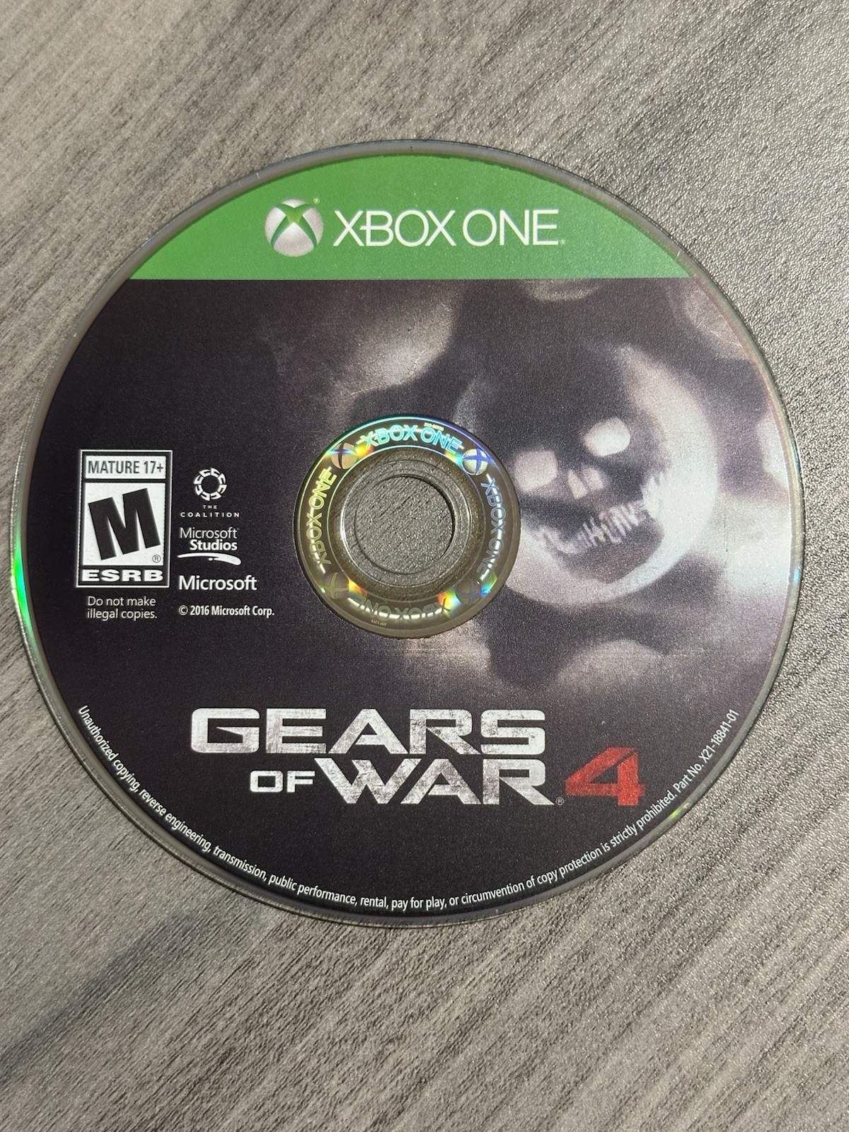 Gears of War 4 - Microsoft Xbox One (Disc Only)