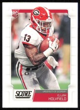 2019 Score #357 Elijah Holyfield RC Georgia Bulldogs