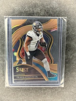 2023 Panini Select - Club Level Travis Etienne #216 Copper Prizm Die-Cut /299