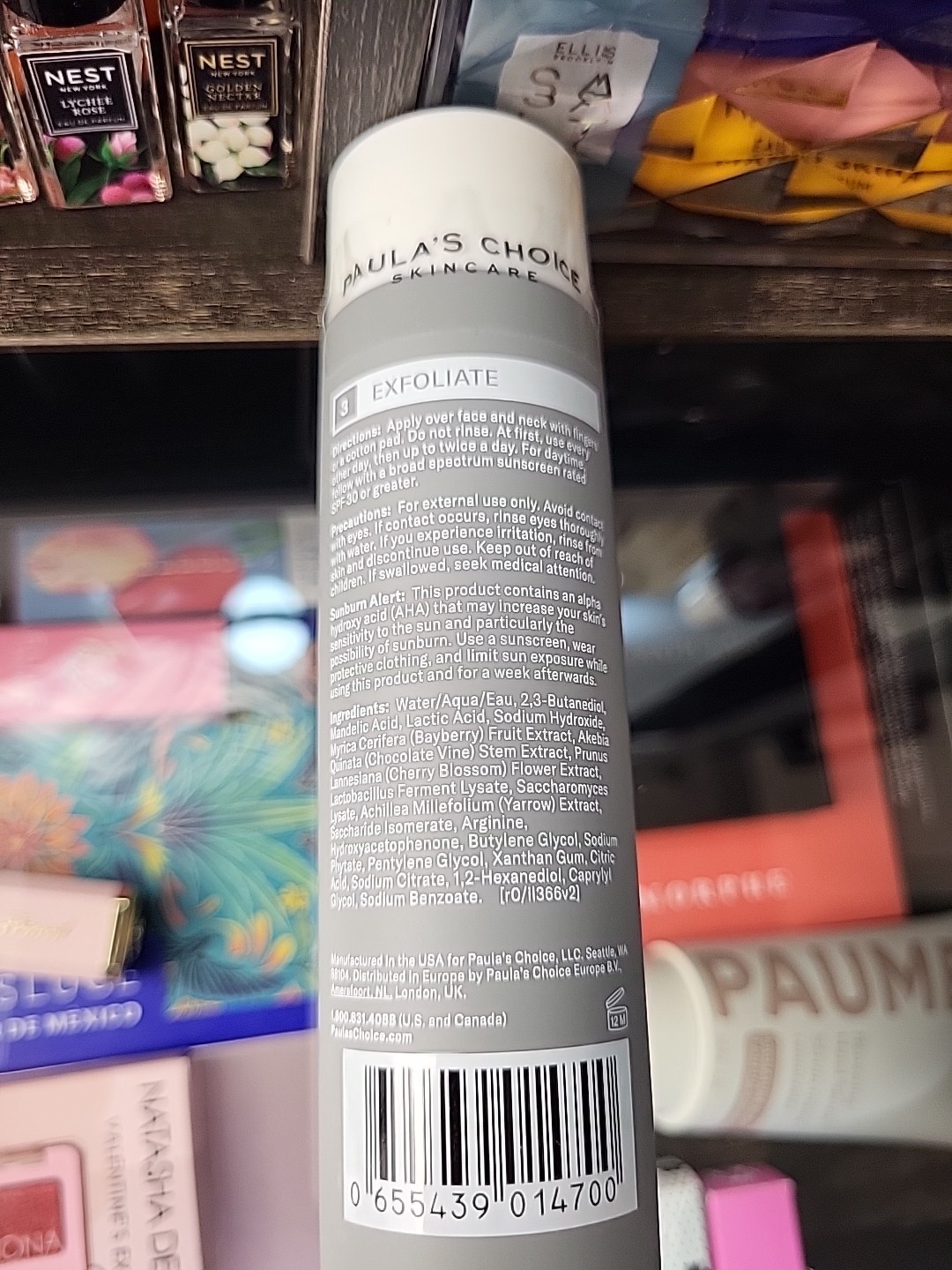 Paula's Choice 6% Mandelic + 2% Lactic Acid Liquid Exfoliant 88ml New