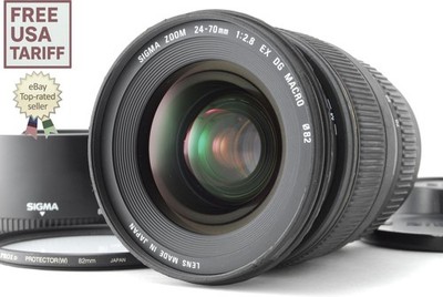 [Exc+5] Sigma AF 24-70mm f/2.8 EX DG Macro Zoom Lens For Canon EOS EF From JAPAN
