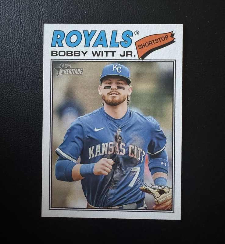 Topps 2026 Heritage Bobby Witt Jr. #160 Kansas City Royals MLB