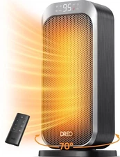 Dreo 1500W Space Heater: Fast, Safe, Quiet & Portable Indoor Heat with Remote