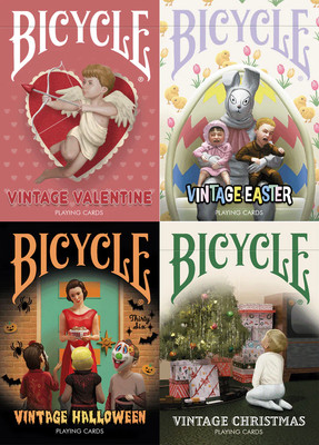 Bicycle Vintage Holiday Playing Cards