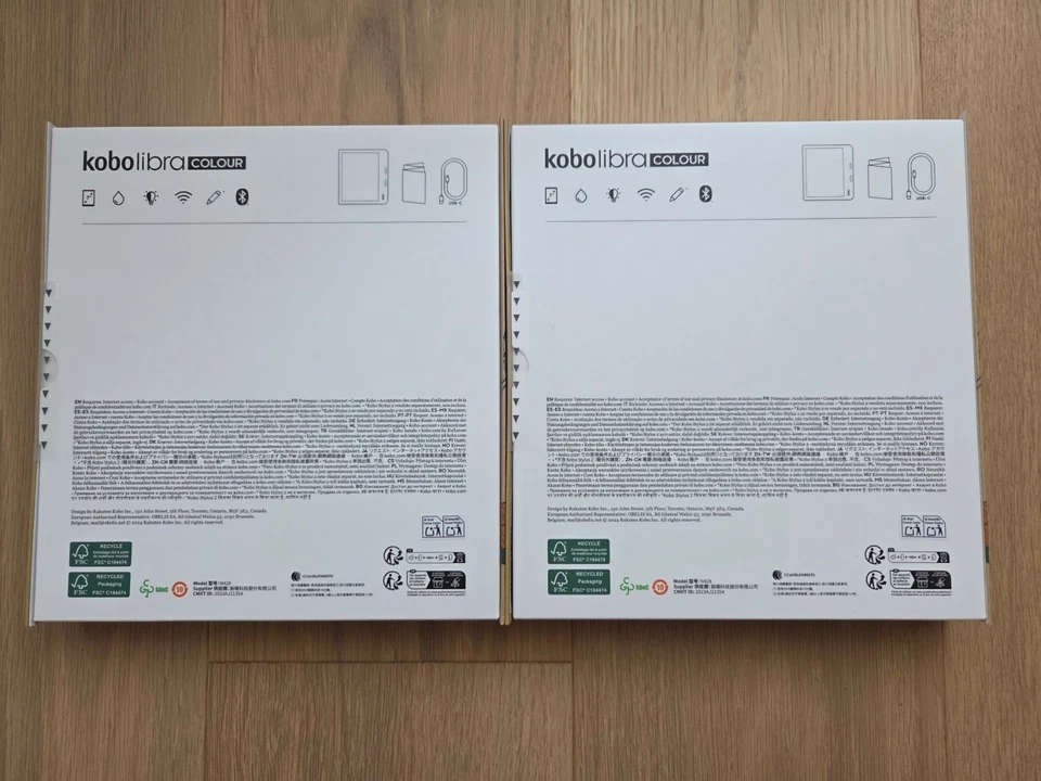 Kobo Libra Color Lector de Libros Electrónicos 7" Tinta Electrónica Carta N428-KU Negro o Blanco - Totalmente Nuevo Foto 2 de 3