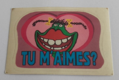 TU M LIKES PANINI STICKER STICKERS CHROME