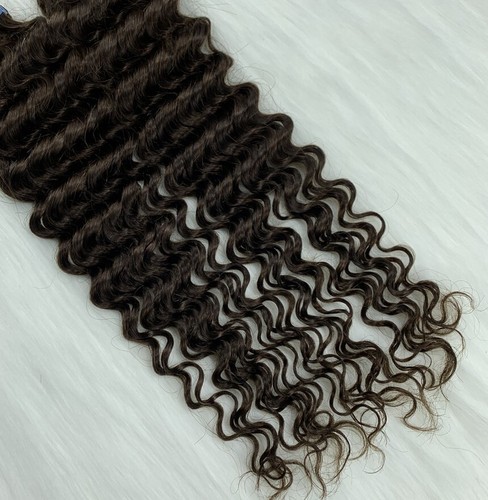 20" Micro loop Tip Body Wavy Curly Remy Human Hair Extensions Hair Extensions 1G - Picture 12 of 29