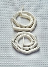 Phone Handset Coiled Cords LOT OF 2