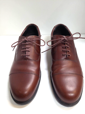 12M Rockport Dress Oxford Mens Brown Leather lace up Shoes  display picture 2